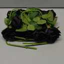 LVEFIT Artificial Rose Flower Black Flowers Black Roses Silk Flowers 12 pcs with Long Stem Silk Roses Bouquet for Wedding Bridal Shower Party Home Decoration