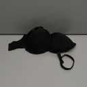 Push Up Thick Padded Plunge Underwire T Shirt Lace Bra Lift Support for Women Add One Cup (38C, Solid Black Bra)