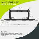 ProsourceFit Pull Up Bar for Multi Use Fitness & Home Gym Exercise