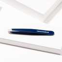 Tweezerman Exclusive Evening Blue Slant Tweezer - Hair Removal Tweezers, Stainless Steel