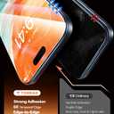 TORRAS for iPhone 17 Pro Privacy Screen Protector [25 Anti Spy] [Military-Grade 9H+ Aerospace Tempered Glass] Anti-Scratch Full Coverage Fit Privacy Screen Protector 17 Pro 6.3" 2-Pack