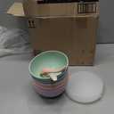 5 Pack Unbreakable Wheat Straw Bowls with Lid, 26 OZ Cereal Bowls for Kitchen, Dishwasher Safe Soup and Salad Bowls, Reusable microwave bowl for Ice Cream,Snack and Fruits, 6in