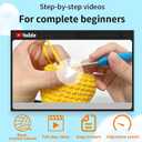 Utook Halloween Crochet Kit for Beginners，Crochet Starter Kits,Crochet Kits for Beginners Adults and Children, with Instructional Videos and Paper Tutorials, Holiday Gifts (Little Devil)