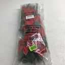 Hotop 6 Pcs Christmas Artificial Poinsettias Florals 19.6 Inch Large Christmas Poinsettia Decorations Red Green Christmas Flower Picks Stem for Christmas Tree Ornament Wreath DIY Xmas Party Decor