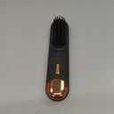 Go Brush Pro 2026 Hair Straightener Brush 300 Million Negative Ionic Portable Hair Straightener Comb for Women with 4 Temps Fast Heating MCH Ceramic Coating Smooth Frizz - Free Hair Shining Black