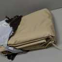 Hugline Outdoor Replacement Canopy Top Double Tier Gazebo Roof Cover for Lowe's Allen Roth 10x12 Gazebo #GF-12S004B-1 (Beige)