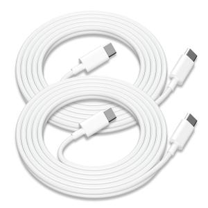 2Pack for Apple USB C to USB C Charging Cable 6ft 60W,Long Type C to C Fast Charger Cord,for iPhone 16 E/17/Air/15/Pro/Plus/Pro Max,for MacBook Pro/Air,for iPad Pro12.9/11in,Air 4/5,Mini 6/7