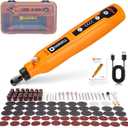 HARDELL Mini Cordless Rotary Tool, 5-Speed and USB Charging with storage case, Multi-Purpose 3.7V Power Rotary Tool for Sanding, Polishing, Drilling, Etching, Engraving, DIY Crafts