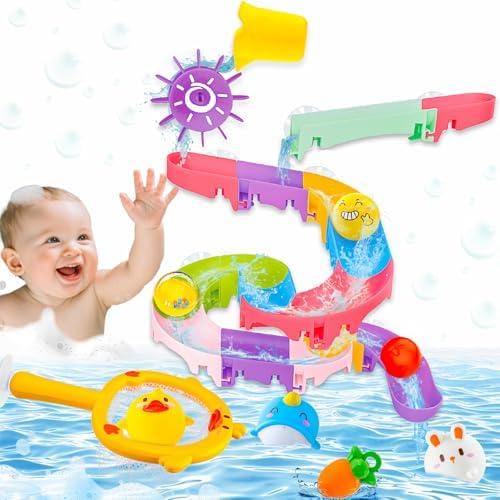 Amazon.com: 33PCS Bath Toys for Kids Ages 1-3, Bathtub Water Slide Track Play Set for Kids Ages 3-6,Fun Birthday Gifts for Boys and Girls : Toys & Games