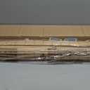 LazBlinds Cordless Blackout Bamboo Roman Shades, Room Darkening Blinds for Interior Windows, Thermal Insulated Roll Up Bamboo Blinds for Home & Patio, 35" W x 64" H, Papara Carbon
