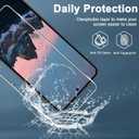 [3+3 Pack] Galaxy A36 5G Screen Protector + Camera Lens Protector, 9H Tempered Glass, Anti Scratch, Easy Installation, Bubble Free, HD Screen Protector for Samsung Galaxy A36 5G