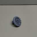 Sndyi Silicone Scalp Massager Shampoo Brush, Hair Scrubber with Soft Silicone Bristles, Scalp Scrubber/Exfoliator for Dandruff Removal, Wet Dry Scalp Brush for Hair Growth & Scalp Care, Gray Blue