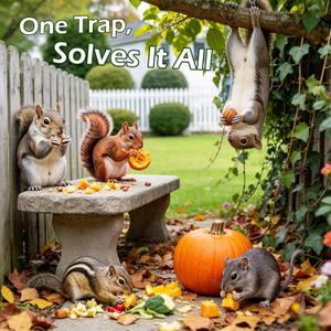 Squirrel Traps, Outdoor Heavy-Duty Squirrel Traps, Rodent Trap for Patios, 144fcfd