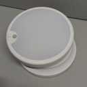 2-Pack Battery Operated Motion Sensor LED Ceiling Light, 7.2inch Flush Mount Light Fixture 6000K, Wireless Motion Activated Ceiling Lamp in 400LM for Closet Pantry Laundry Stair(Battery Not Included) (6000K Cool White)