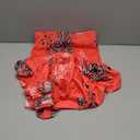 Women Strapless Floral Pattern Bodycon Tube Mini Dress Summer Skinny Sleeveless Backless Bandeau Tube Dress (Medium, Red)