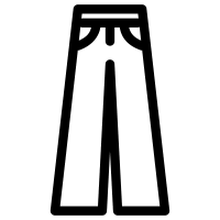 Wide Leg Trouser, XL, White