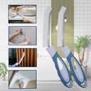 Silicone Slow Cooker Liners Compatible With Crock Pot 6-8 QT,Slow Cooker Divider Allows Cooking Two Different Meals At Once Time, Reusable Silicone Divider Insert, Dishwasher Safe, BPA Free. (blue)