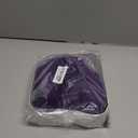 RightOn 12 Inches Dark Purple Wig Short Straight Bob Wig with Bangs Deep Purple Bob Wig for Women Daily Party Hairnet Include