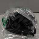Clear Tote Bag, Heavy Duty PVC 12x 12x6 in Clear Bag for Stadium Events for Women Men (Semi-black)