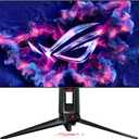 ASUS ROG Swift OLED 27 1440P Gaming Monitor (PG27AQDP) - WOLED, QHD, 480Hz, 0.03ms, G-SYNC Compatible, Custom Heatsink, AI Assistant, DisplayHDR400 True Black, 99% DCI-P3, True 10-bit, DisplayWidget
