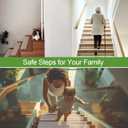 LLPT Grip Tape 2" x 36 Ft Ft Clear Heavy Duty Anti Slip Tape for House Stairs Ladders Waterproof Indoor Non Slip Traction Strips for Bathroom Floor Steps Staircase Tread (ASC211PEVA)