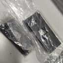 5-Piece Door Reinforcement Kit, 46" Steel Anti Kick-in Set, Black