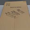 Creahaus 3 Pack Pull Out Drawers for Cabinets with Metal Slides, Easy to Install Cabinet Roll Out Shelves, Smooth Slide Out Drawers for Kitchen Cabinets with Nano Adhesive