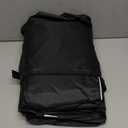 Gasadar Outdoor Furniture Cover Waterproof, 4 Piece Patio Furniture Covers for Patio Loveseat, Chair and Coffee Table, Heavy Duty 600D, Black (X-Large, Black+white Seams)