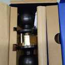 BRINKS Transitional Keyed Entry Door Knob - Tuscan Bronze Exterior Door Lock Set, Seamlessly Blends with Interior Dcor, 1 Pack