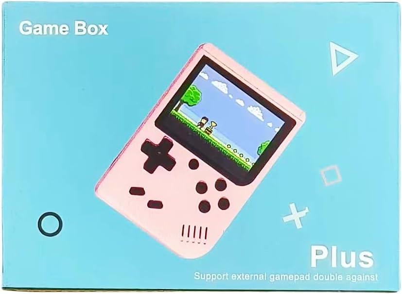 3.0 inch video retro game console two-player 800 in 1 game portable handheld game device fashion macaron AV-OUT TV output rechargeable lithium battery gift for children