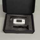 G1/4 Aluminum Alloy Shell LCD displaydigital Display Flow Thermometer Temperature Indicator CPU Temperature Monitor Silver