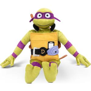 Jay Franco Nickelodeon Teenage Mutant Ninja Turtles Donatello Plush Pillow Buddy - Super Soft Stuffed Character Pillow - Polyester Microfiber, 26 Inches