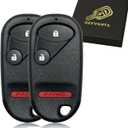 Key Fob Replacement for 2001-2005 Honda Civic EX LX DX/ 2003-2007 Pilot Car Keyless Entry Remote Control,NHVWB1U523, NHVWB1U521,3 Buttons, 2Pcs