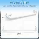 240534901 Refrigerator Door Shelf Retainer Bar Compatible with frigidaire kenmore Refrigerator Replacement Door Bar Rack frigidaire Door Shelf Replacement-240534901,AP3214630,948954,AH734935,PS734935