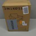 Toddle & Kids Chair,2-in-1 Soft Toddler Couches That Fold Out,Toddler Chairs Comfy 1-3 Years Old,Convertible Sofa to Lounge,Grey