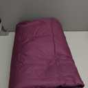 puredown Soft Feather Down Throw Blanket Lightweight Packable Couch Throw for Indoor and Outdoor Use, Throw 50"X70", Purple