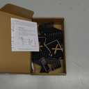 Perfect Curve CapRack | Over-The-Door Hat Organizer for Baseball Caps | 2 Straps, Holds 18-36 Adjustable Caps | Black