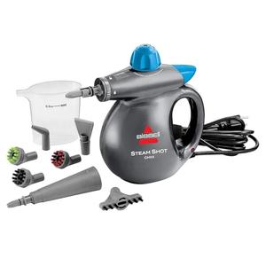 BISSELL Steam Shot Omni Pressurized Handheld Multi-Surface Natural Portable Steam Cleaner with 7 tools for tile, grout, windows, bathrooms, kitchen, auto