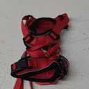 rabbitgoo Cat Harness and Leash for Walking, Escape Proof Soft Adjustable Vest Harnesses for Cats, Easy Control Breathable Reflective Strips Jacket, Black & Red, XS