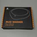 Coffee Mug Warmer, Cup Warmer for Desk with Auto Shut Off Smart Temperature Settings, Electric Beverage Tea Water Milk Heater for All Cups and Mugs, Heating Plate Candle Wax Warmer (Dark Black)