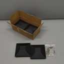 4x4 (3.5inx3.5in) Fence Post Caps, Deck Post Plastic Caps with Screws, Keep Post from Cracking and Rotting, for Outdoor Post Caps Cover, Fence Wood Post, Decking, Corridors, Waterproof (6 Pack)