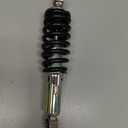 Minho Dual Rear Shock Absorbers with Adjustable Spring Preload in Heavy Iron Material Compatible with Chinese GY6 4-Stroke Engine Taotao ATV Go Kart,Black Color,250MM Length