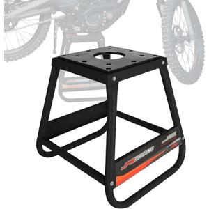 JFG RACING Motorcycle Stand Detachable Dirt Bike Stand Universal Anti-skid Maintenance for Most Motorcycle Dirt Bike Black
