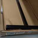 Drive Medical Overbed Table with Wheels - Secure Height Adjustment for Comfort - Non Tilt Surface - Smooth Rolling Design - Home & Hospital Use - Woodgrain Laminate Top - Silver Vein