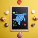 3 x YEAJON 20 Pieces Sea Ocean Creatures Stencils Reusable Sea Animal Stencil for Painting on Wood, Wall, Fabric, Signs, Home Decor, Pillows, DIY Art Scrapbook Projects(6 x 6 inch)