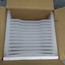 Geetery Set of 12 Turn in Trays Classroom Plastic Trays for Teachers Stackable Paper Tray Plastic Classroom Teachers Desk Letter Organizer Storage Baskets for Office, Desk, Home (Clear)