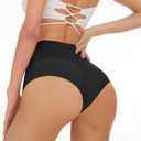 Kepblom Yoga Booty Shorts Women - Spandex Butt Lifting Gym Workout Shorts High Waisted Hot Dance Pants (Black), L