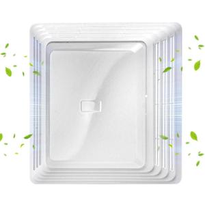 S97014094 Bathroom Fan Cover Grille and Lens for Br-oan NuTon HD50L, HD80L, 678, 679, 679FL, 679FLT, 680, 680FL, 680FLT, M680, Dimensions 11-3/4-inch x 10-5/8-inch, Lens 6-15/16-inch x 7-15/16-inch