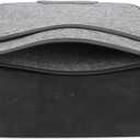 Premium Felt & Leather Laptop Sleeve - Durable 13-16 Inch Case for MacBook, Tablet & Laptop - Stylish & Protective - Big & Black