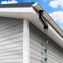 Tfro & Cile Rain Chain Gutter Adapter Black Installation Suit for Gutter Downspout Outlet